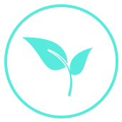 organic leaf symbol